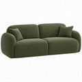 3-Sitzer-Sofa in Olivgrün, 220 x 100 x 75 cm