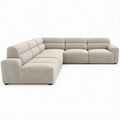 L-förmiges Ecksofa, 5-Sitzer, Beige, 310 × 170 × 78 cm